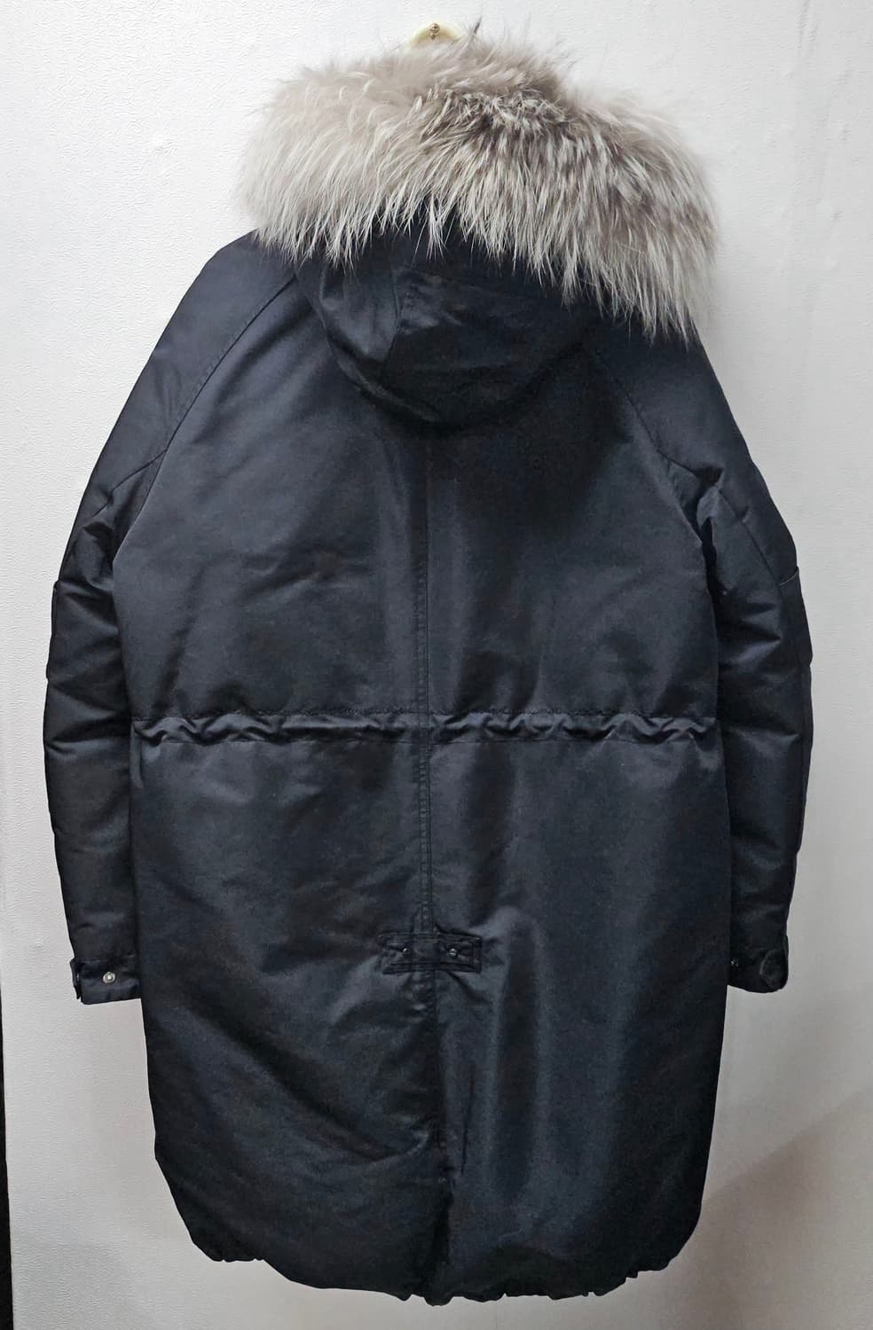 나이스클랍 후드 퍼 블랙 패딩 야상 점퍼 M 상품이미지2