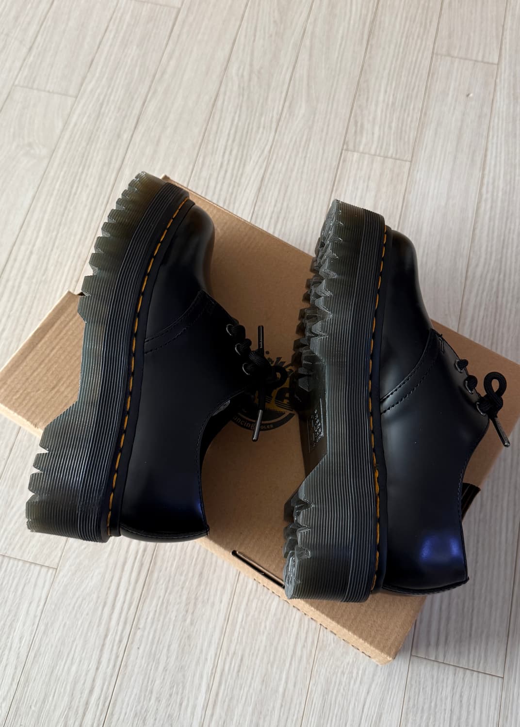 (택포)닥터마틴 1461 쿼드 블랙 230 (uk 4) 상품이미지6