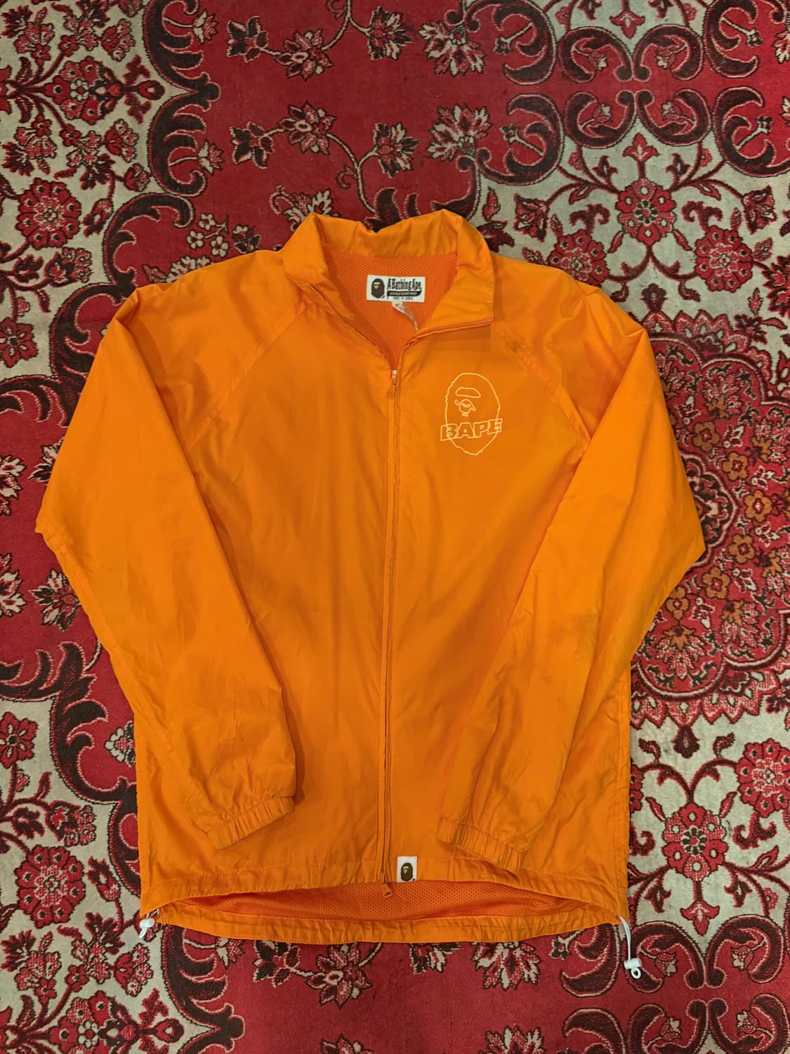 A BATHING APE Orange Windbreaker 상품이미지1