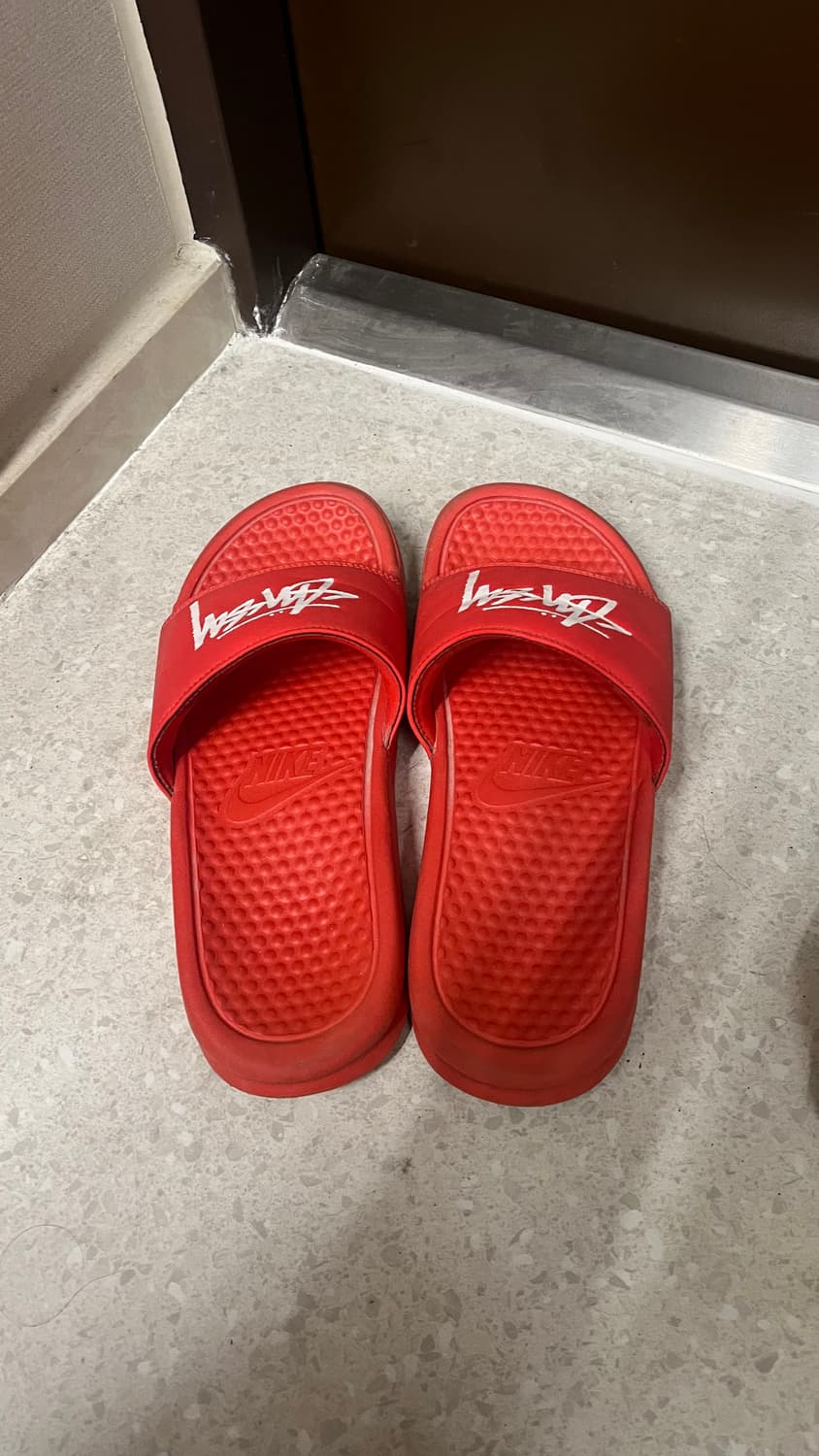 스투시 나이키 콜라보 슬리퍼 정품 사이즈 240 상품이미지3