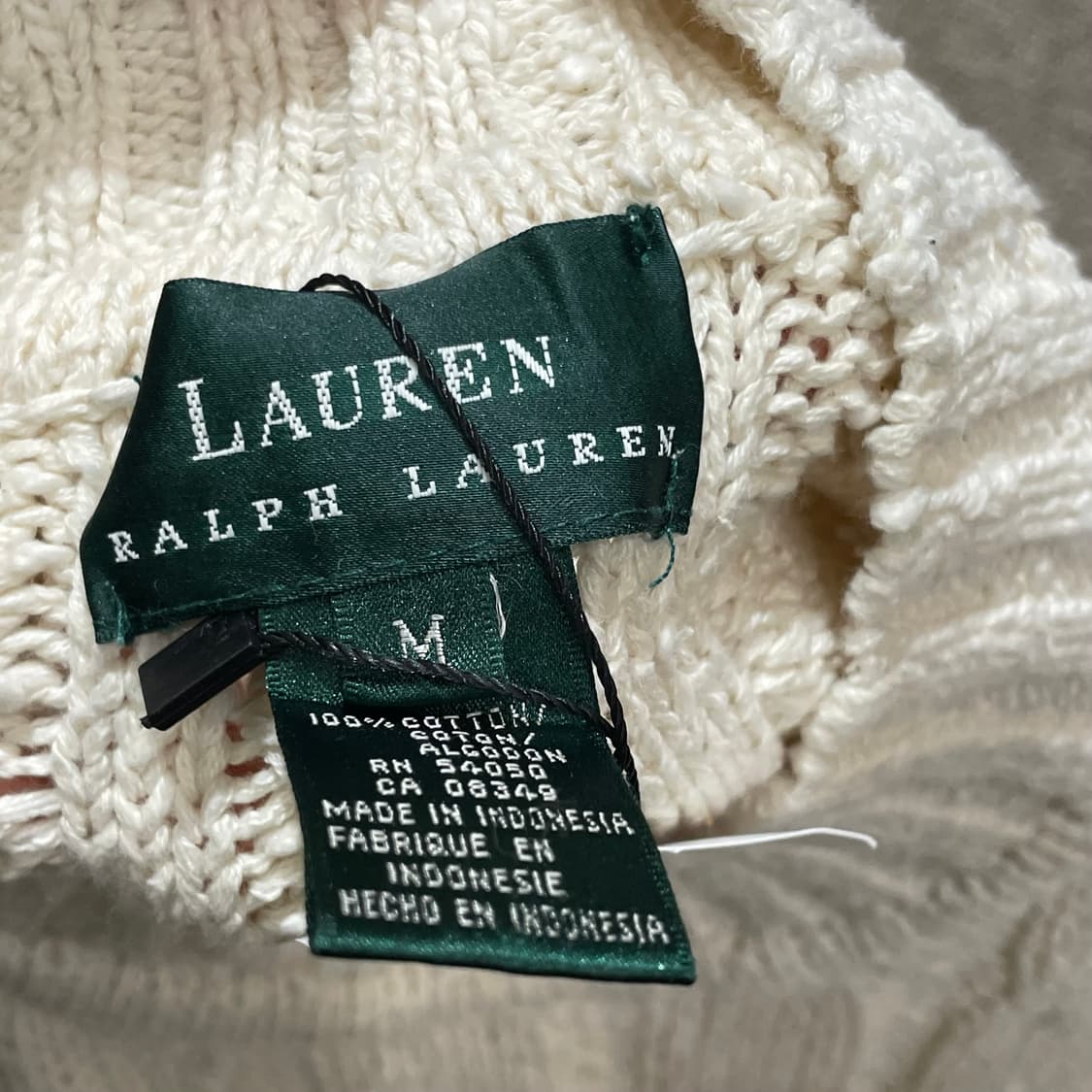 (M) LAUREN 랄프 로렌 크루넥 니트 상품이미지5