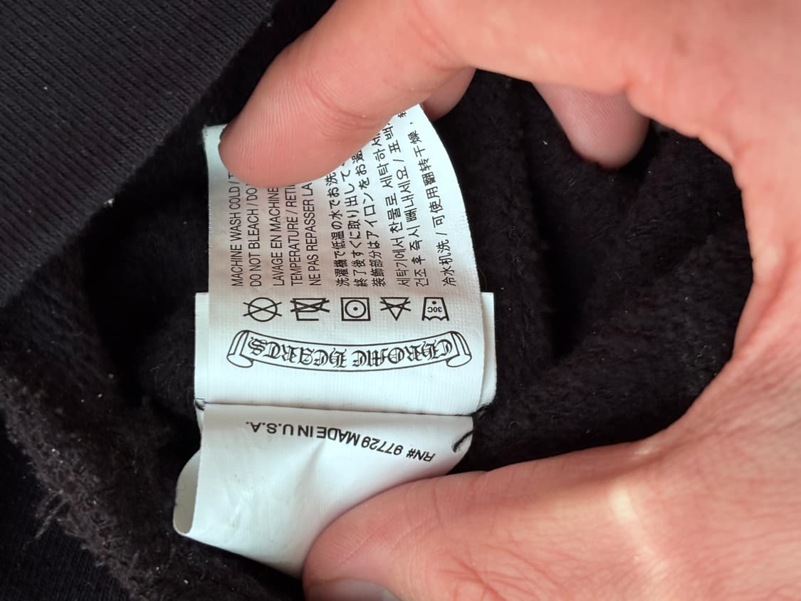 크롬하츠 후드티 흑계 상품이미지5