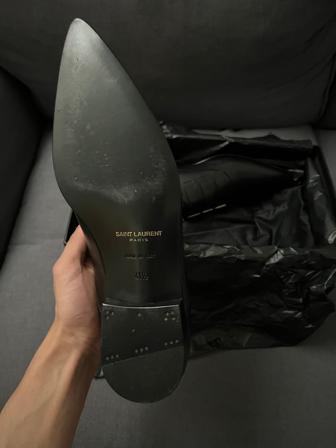 Saint Laurent 트리플 몽크 스트랩 41.5 상품이미지6