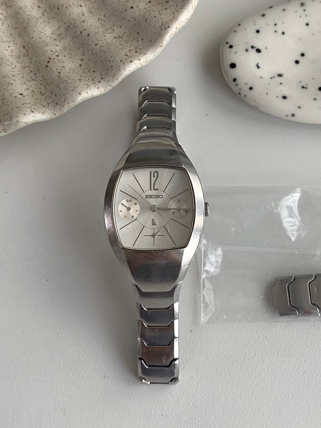 Seiko 세이코 lk 루키아 쉘 실버 화이트 상품이미지3