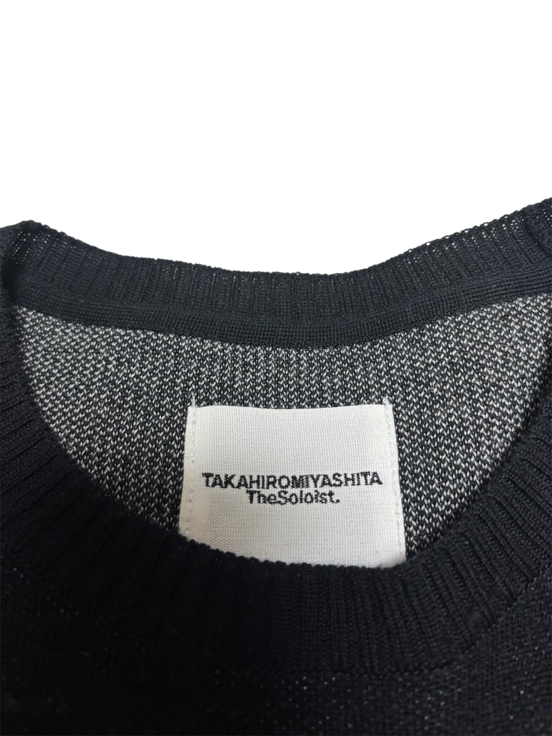 타카히로미야시타 더 솔로이스트 19aw 로고 니트 46사이즈 상품이미지4