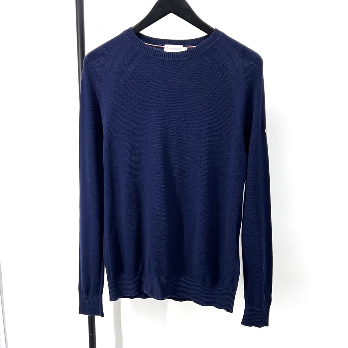 [L사이즈] 몽클레어 긴팔 니트 네이비 상품이미지1