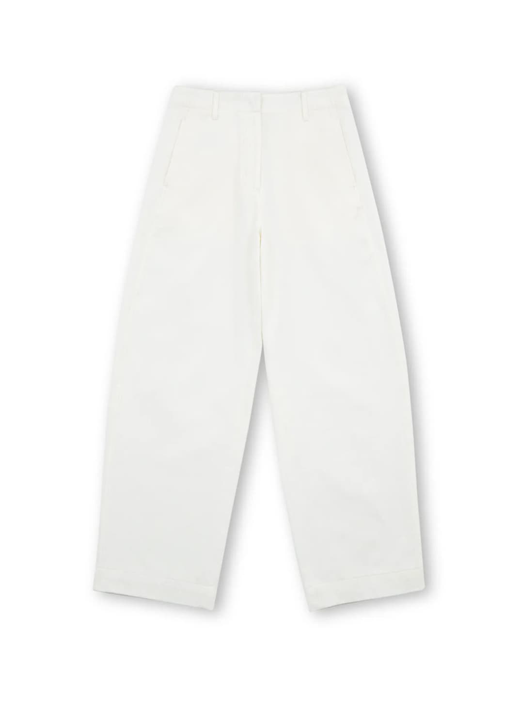 [브라운야드] 하이웨스트 치노 팬츠 (WHITE) 상품이미지4