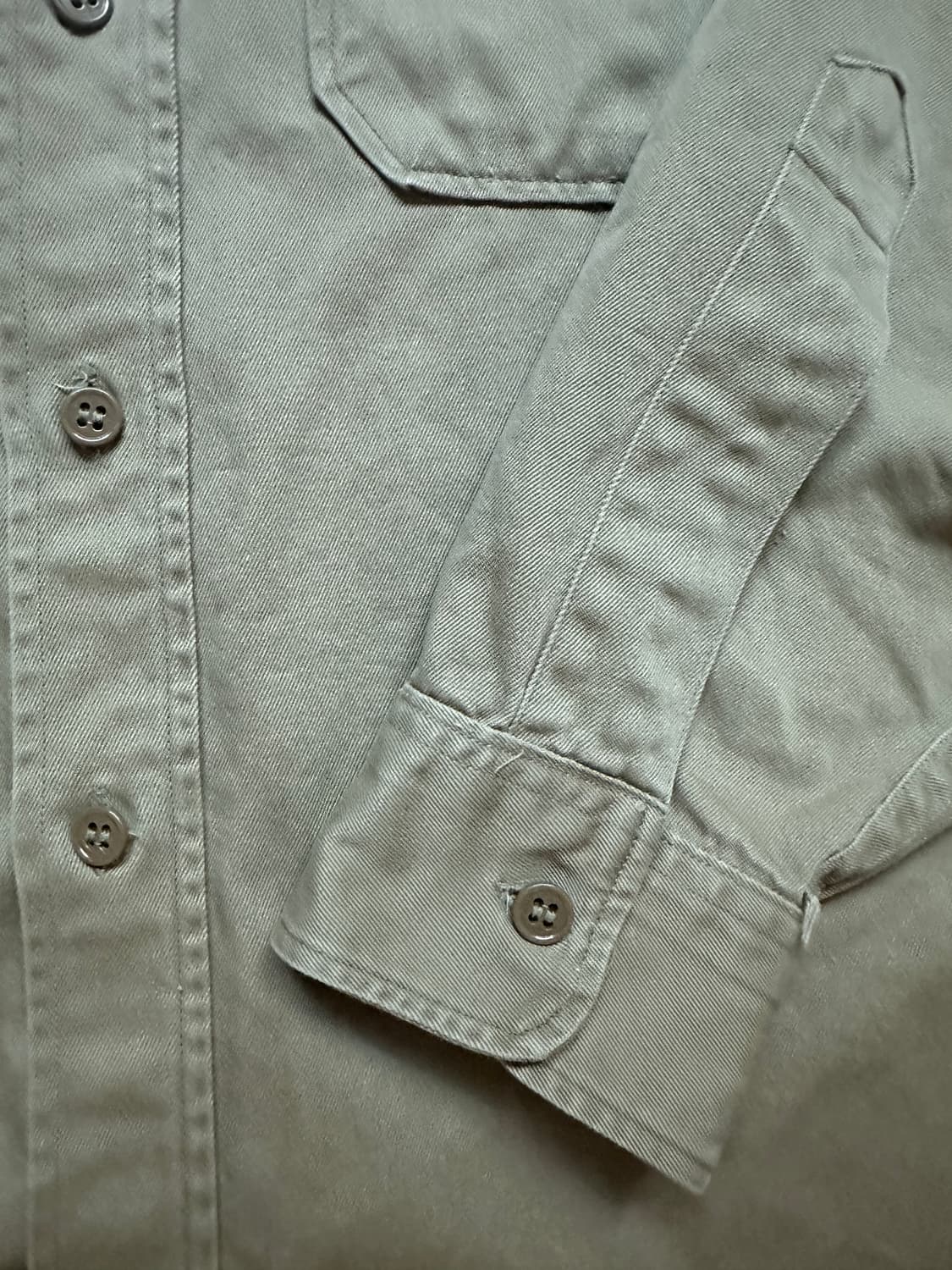 50's 미군 35th Infantry Div. 오피서 셔츠~103 상품이미지3