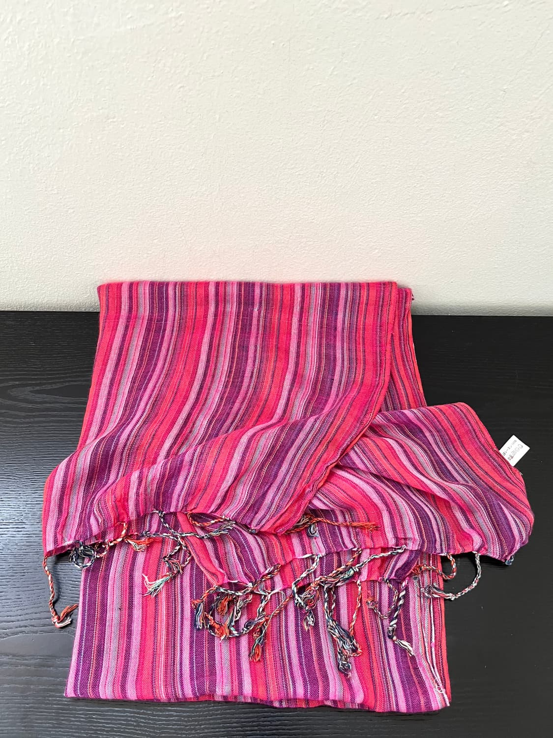 Japan vtg 스트라이프 머플러 상품이미지4