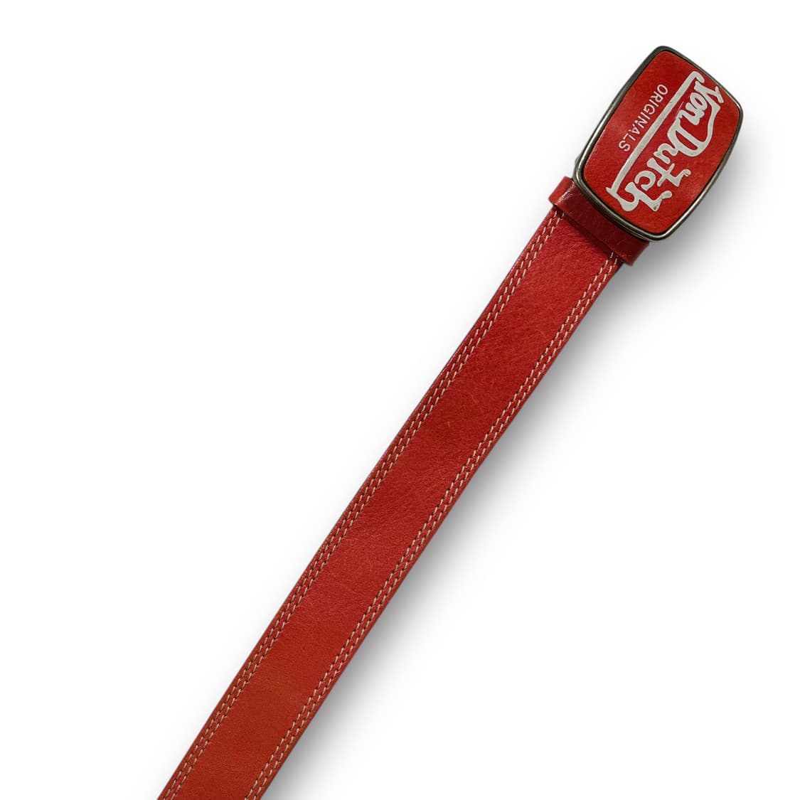 본 더치 00s 딸기우유 톤 y2k 빈티지 레더 벨트 상품이미지4