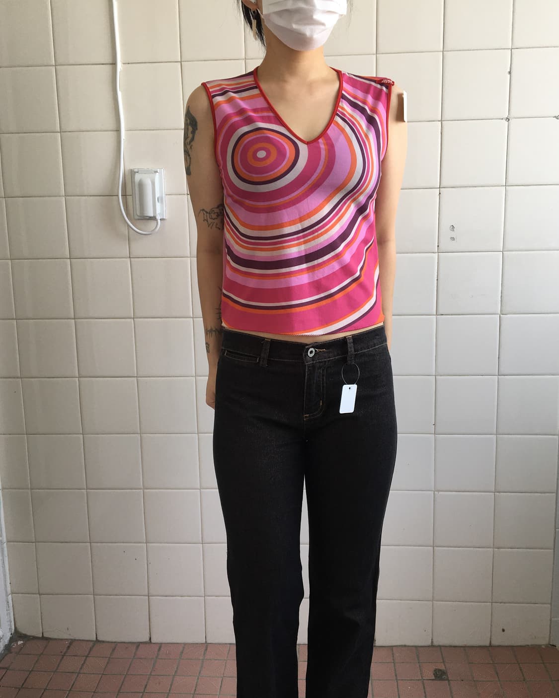 Miss sixty pattern sleeveless 상품이미지7