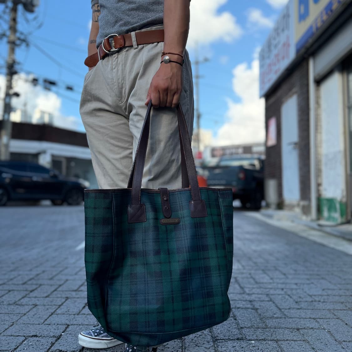 폴로 랄프로렌 블랙와치 토트백 상품이미지9