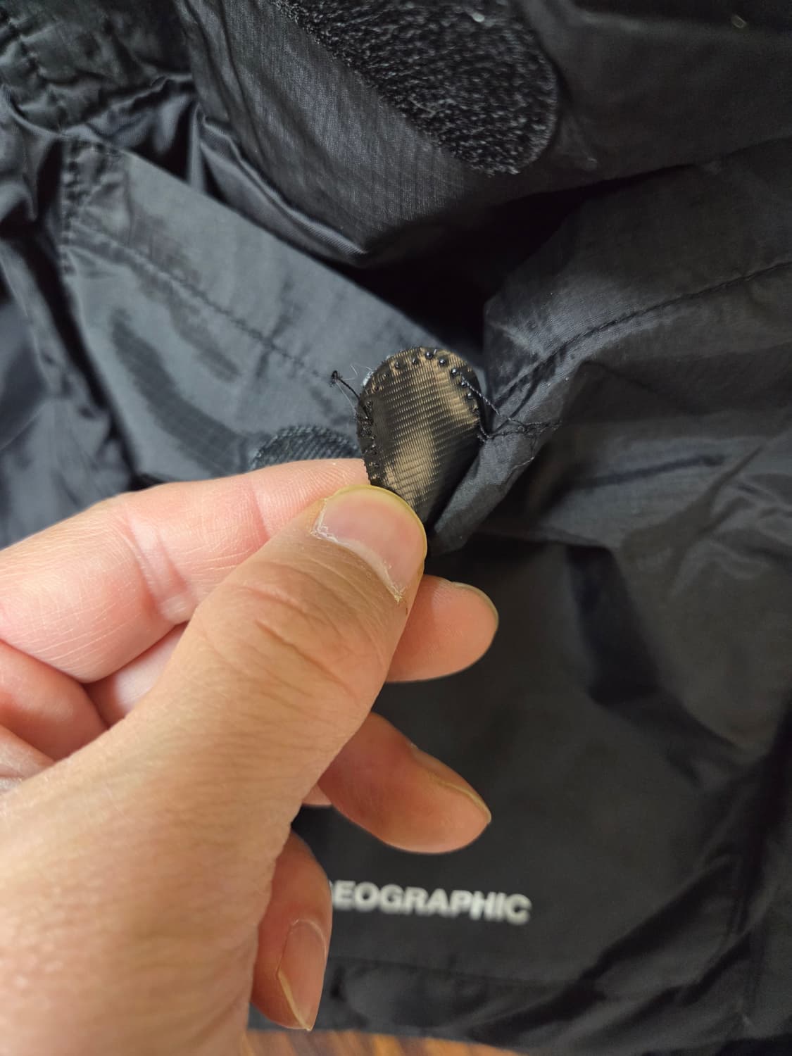 내셔널지오그래픽 투웨이 덕다운 숏패딩 m 상품이미지8