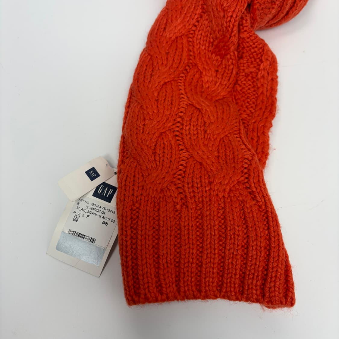 데드스탁 갭 gap 꽈배기 머플러 목도리 상품이미지2