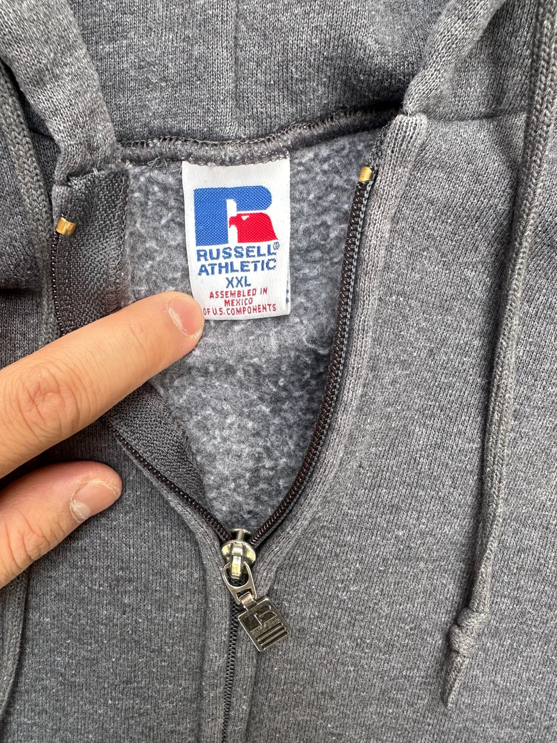 빈티지 90s 러셀 후드 집업  상품이미지4