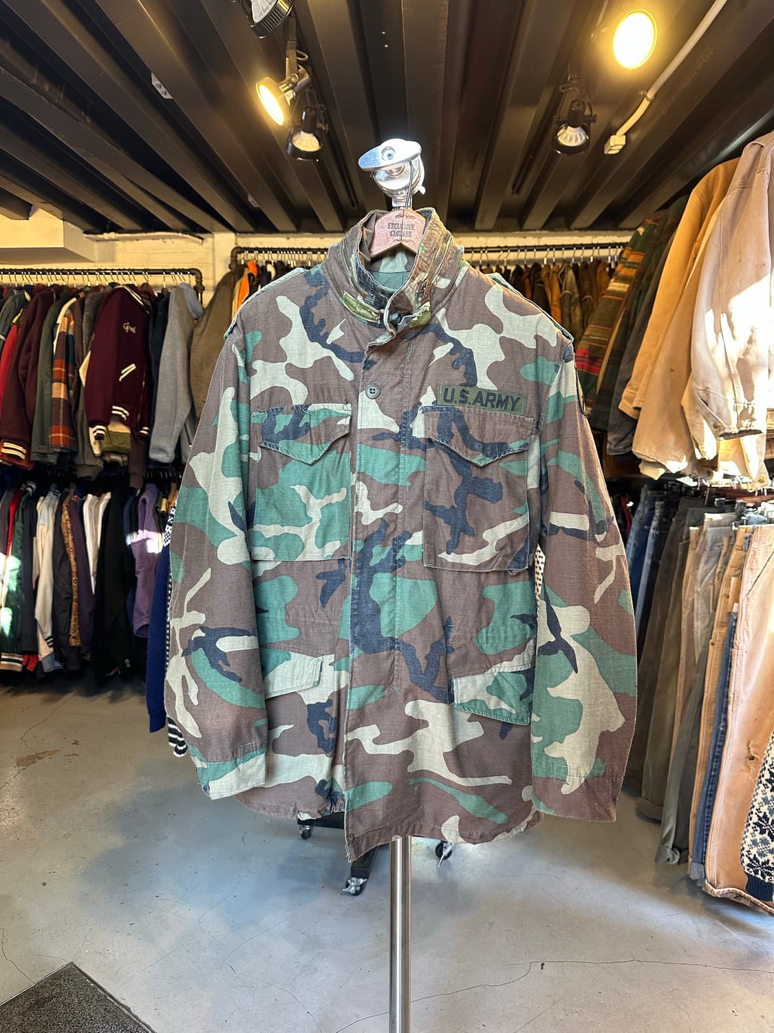 80s Us Army 우드랜드 m65필드자켓 S-R 상품이미지1