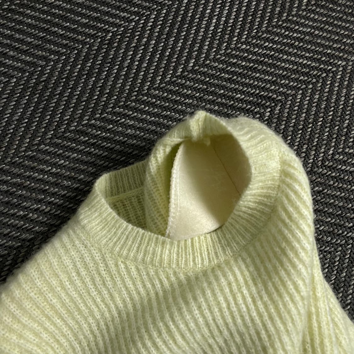 빈티지 우먼스 슬림핏 골지 스웨터y 3388 상품이미지5