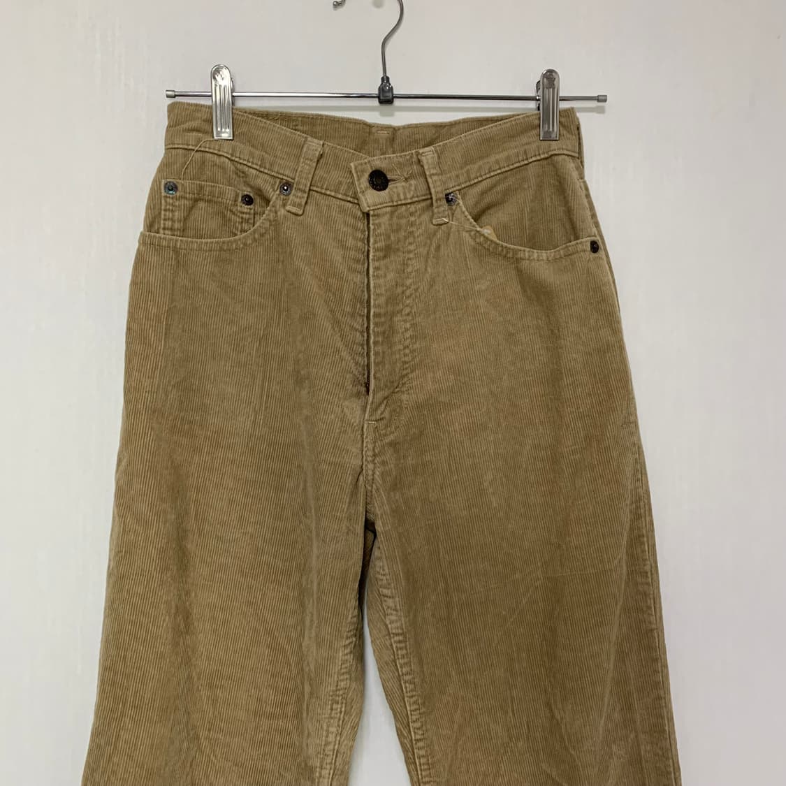 리바이스 빈티지 하이웨스트 베이지 브라운 코듀로이 팬츠 26인치 골덴바지 상품이미지2