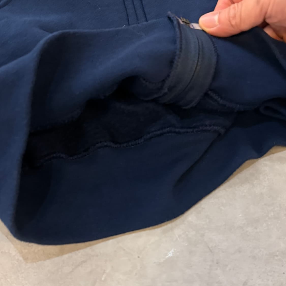 [XL] 러셀 집업 후드 네이비 USA 상품이미지4