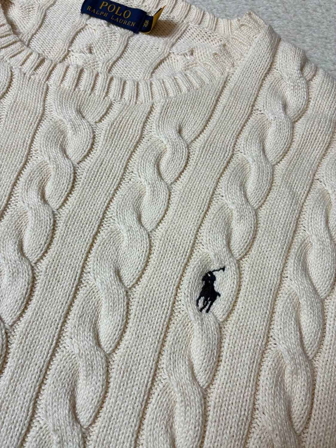폴로 랄프로렌 케이블 시그니처 로고 니트 PN7321 상품이미지3