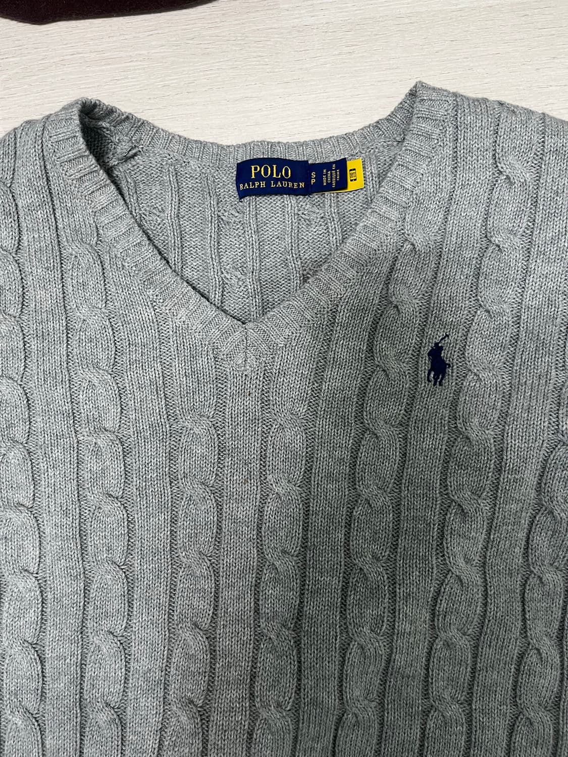 폴로 랄프로렌 그레이 니트 상품이미지2