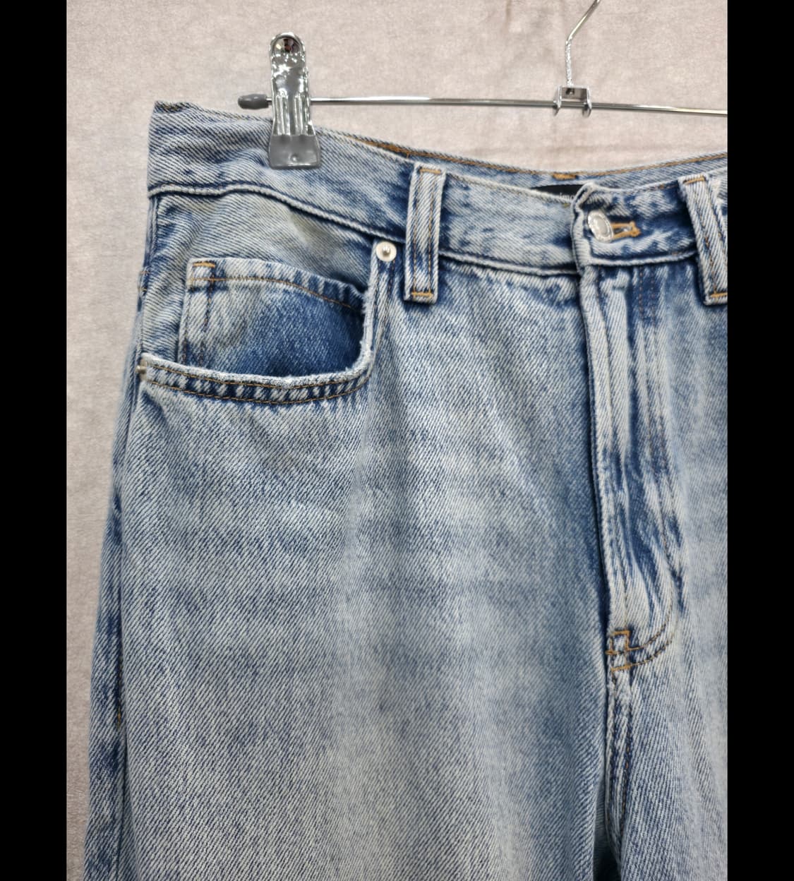 마시모두띠 연청 와이드 데님 팬츠 Massimo Dutti 상품이미지3