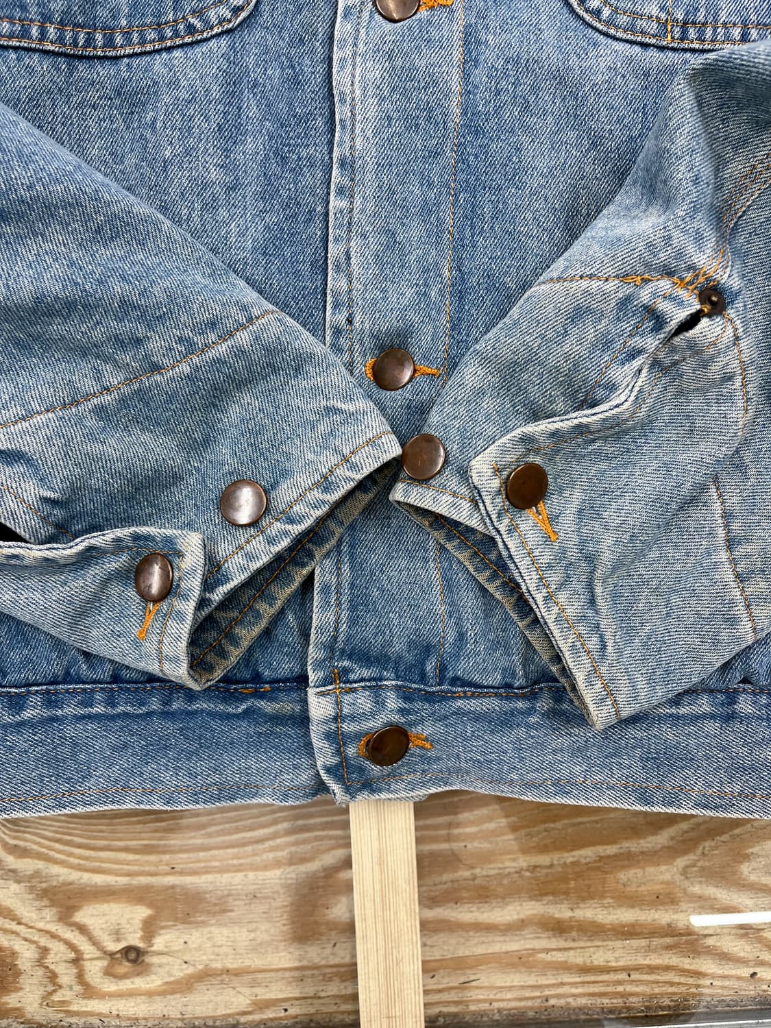 익스체인지 코듀로이 카라 트러커 데님 자켓 상품이미지6