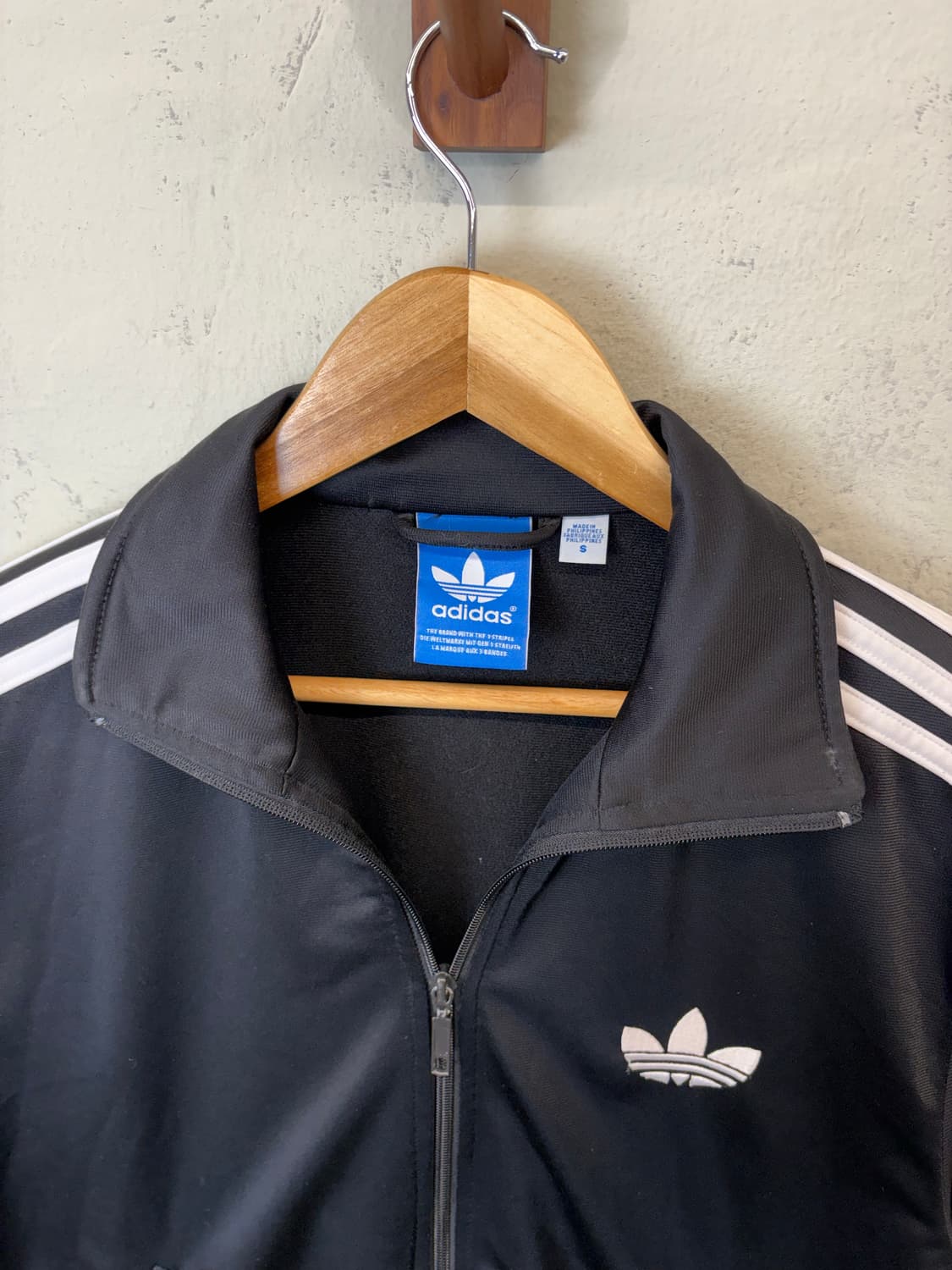 아디다스 구형 파이어버드 삼선 트랙탑 져지 블랙 상품이미지5