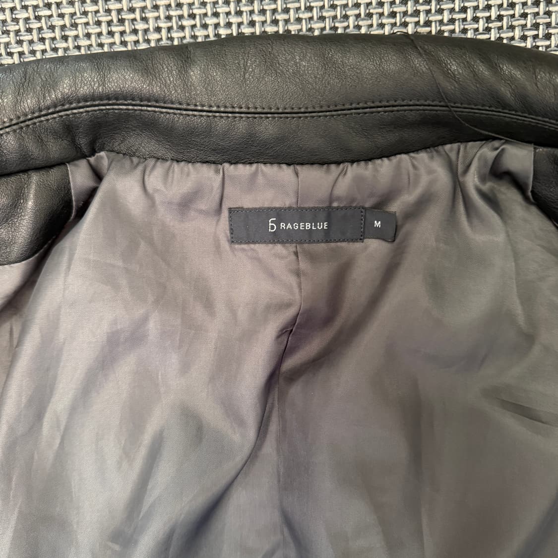 RAGEBLUE 레더자켓 (M) 상품이미지5