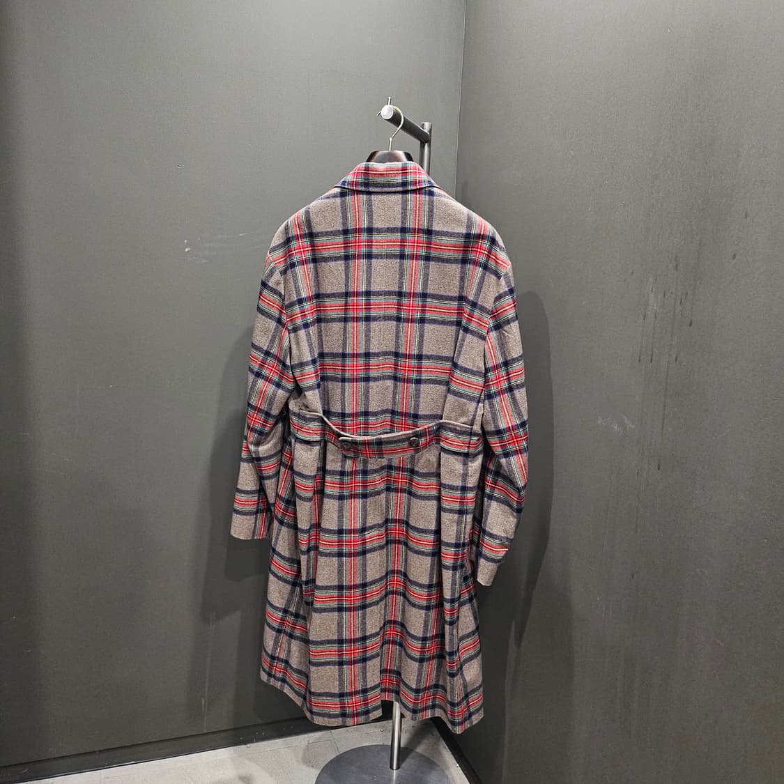 구찌 체크패턴 체스터 필드 오버 코트 상품이미지4