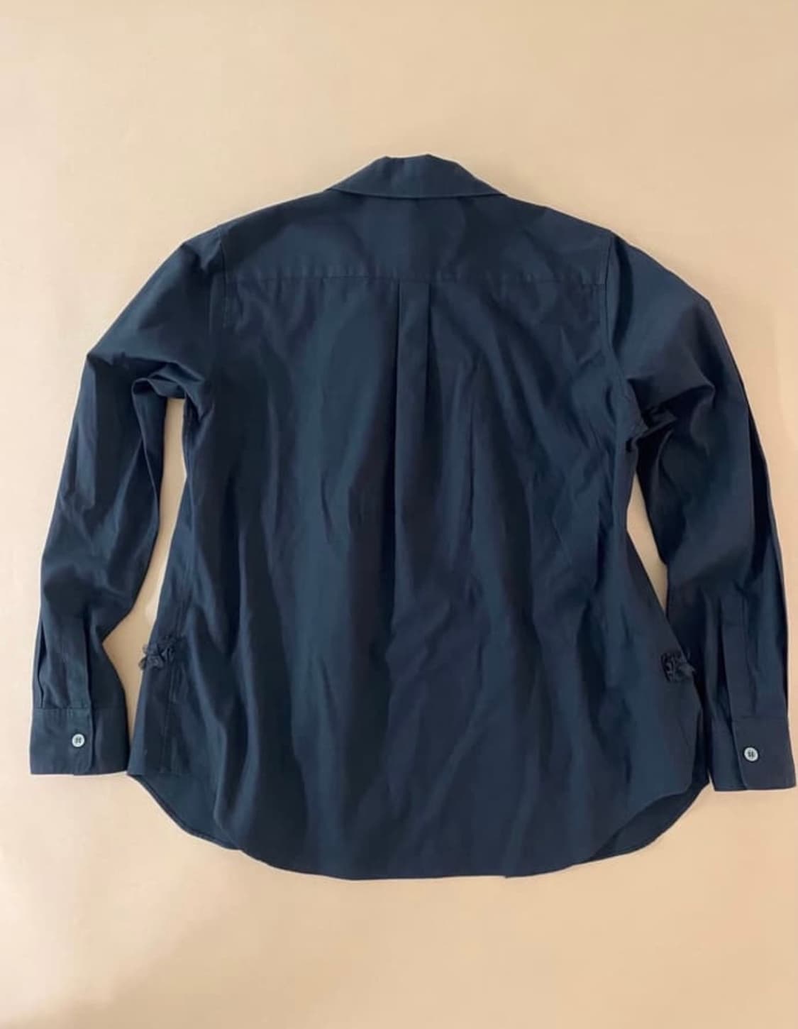 Black Comme des garcons shirt 꼼데가르송 프릴셔츠 상품이미지4