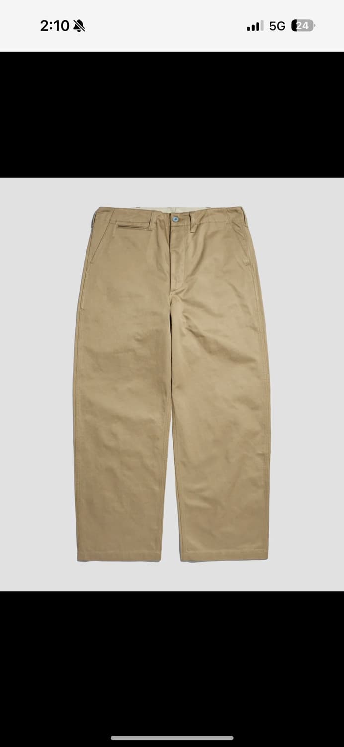 (31) 1942 US Army Chino Trousers Khaki 상품이미지2