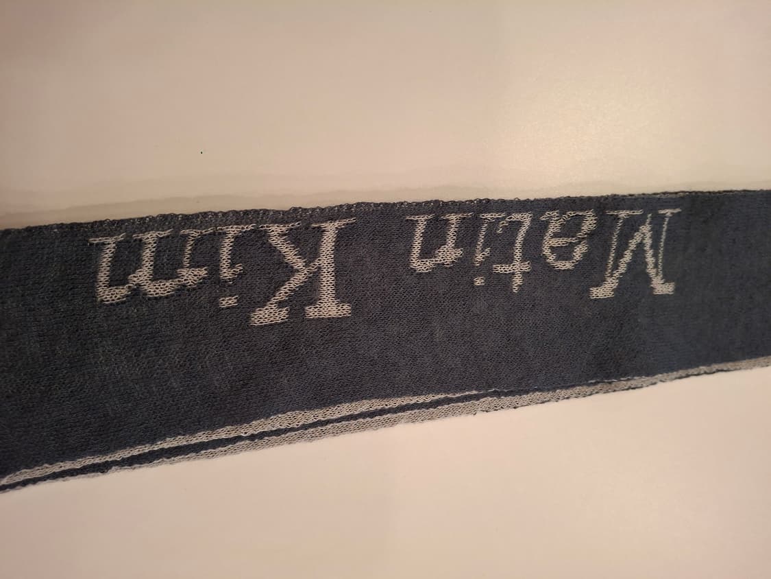 (마지막특가) 마뗑킴 머플러 네이비/카키베이지 새상품 상품이미지4