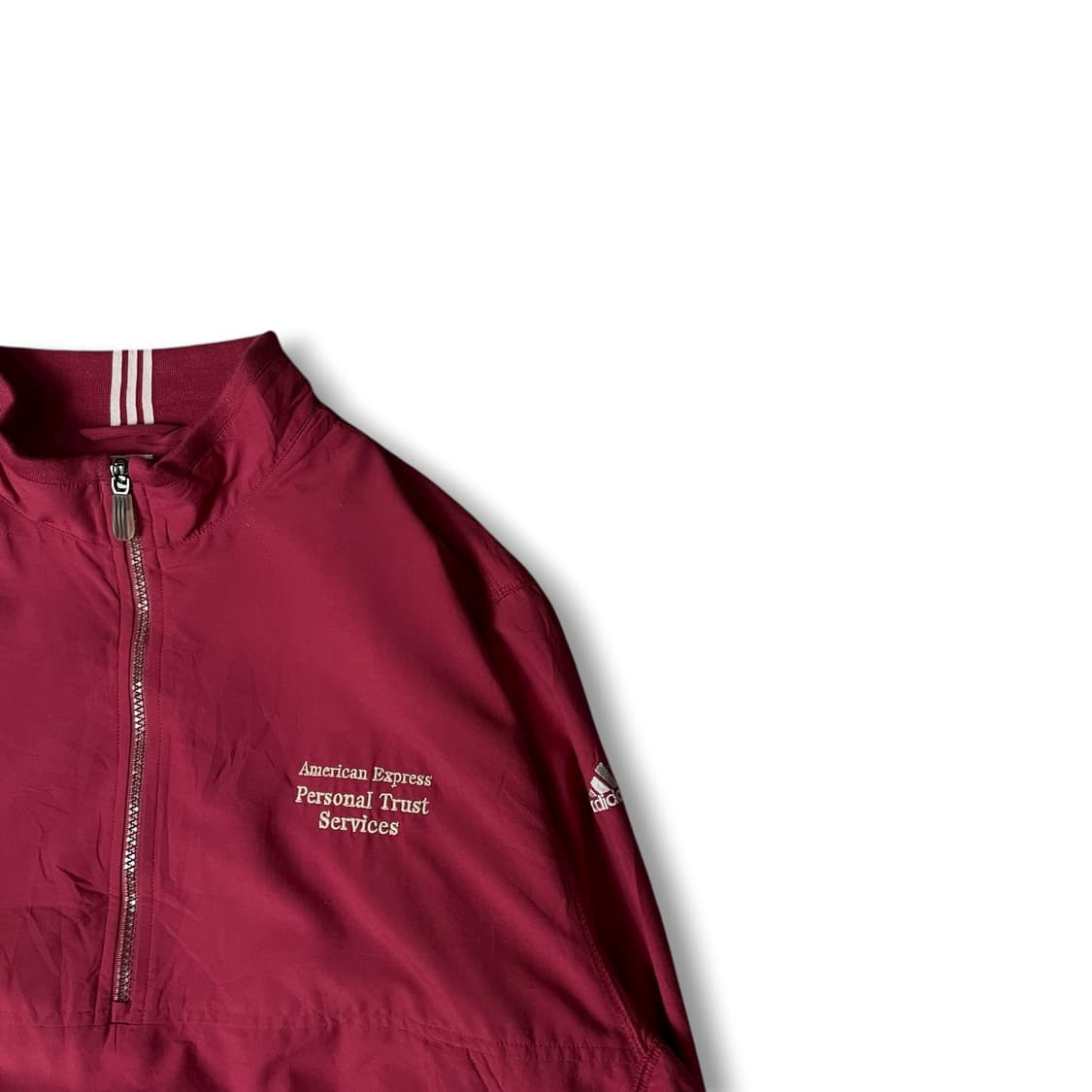  아디다스 핑크 레터링 로고 폴리 아노락 자켓 XL 상품이미지2