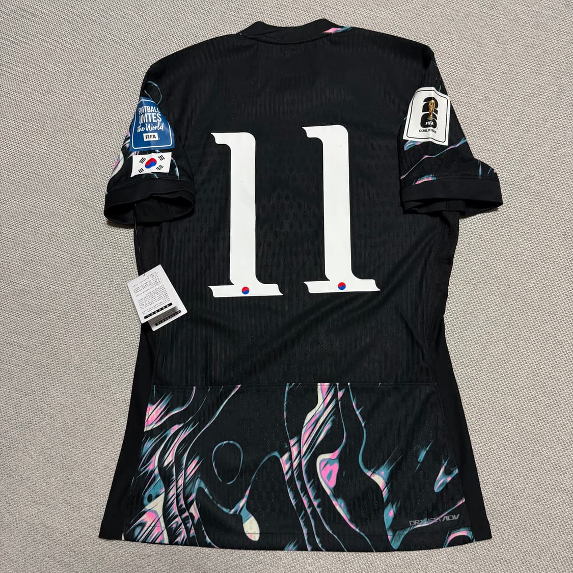 나이키 2024 대한민국 선수지급용 황희찬 마킹 어웨이 유니폼 상품이미지7