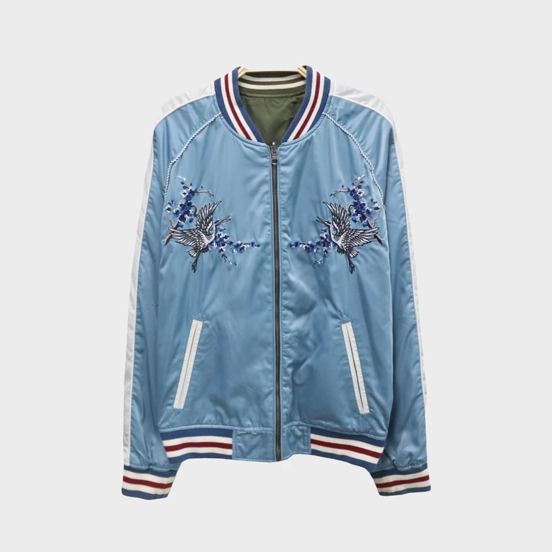 리버서블 자수 항공 점퍼 61283 상품이미지2