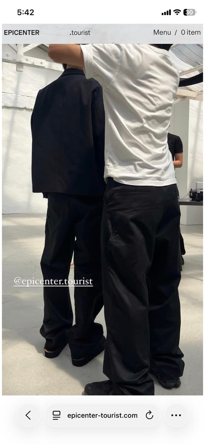 Epicenter tourist ALBY trouser M 상품이미지1