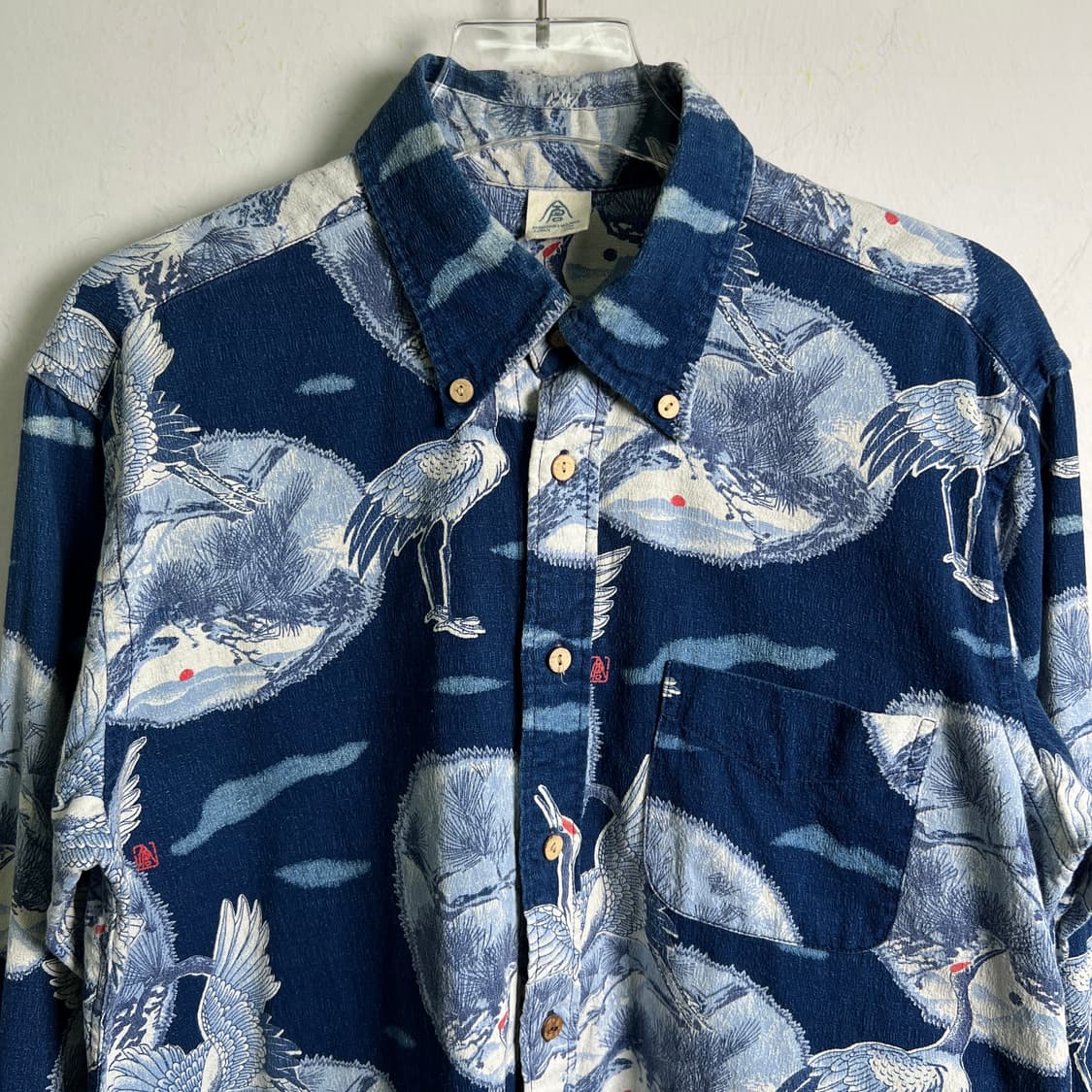 eternal 이터널 동양풍 학 패턴 셔츠  상품이미지5