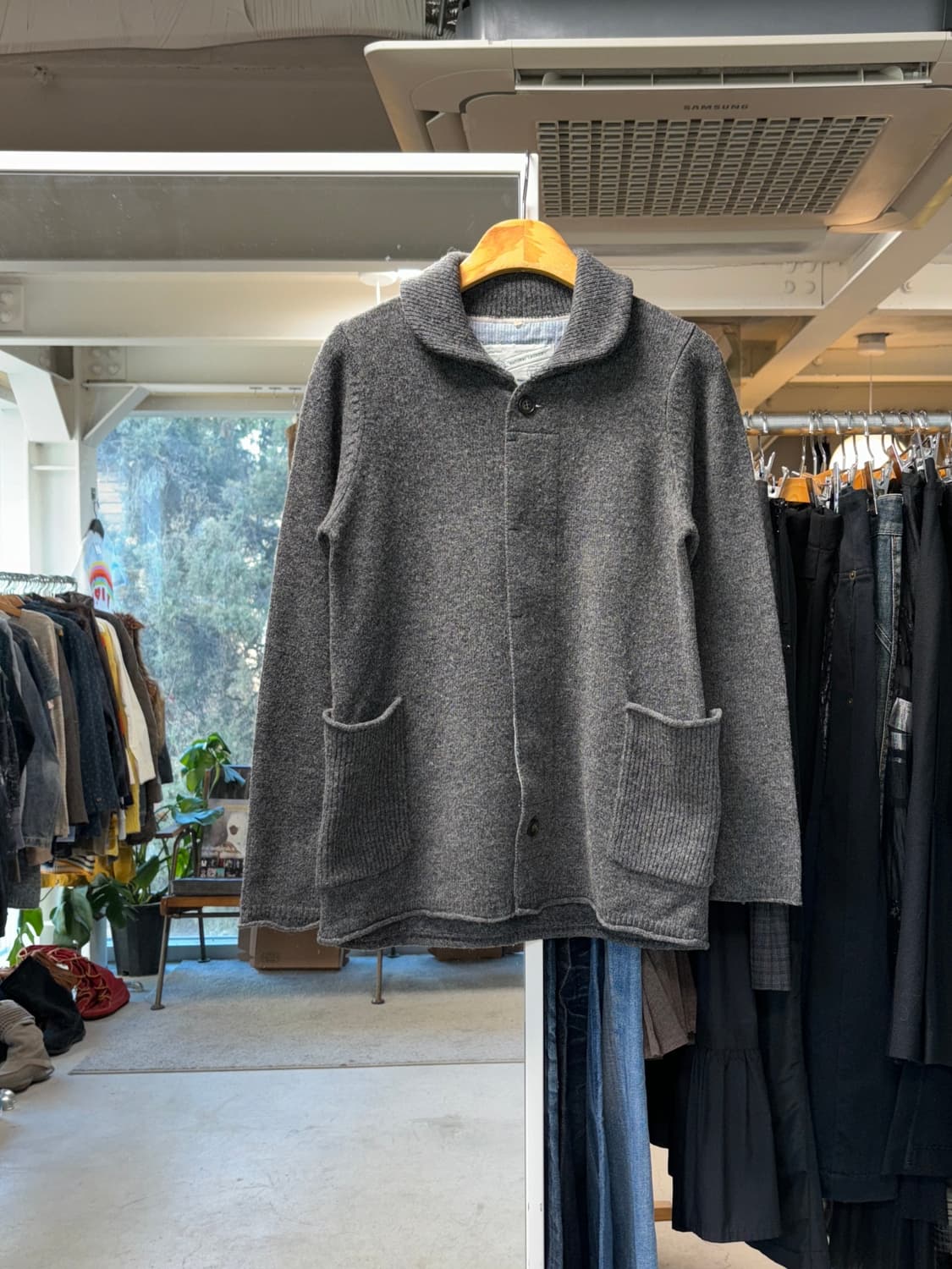 네추럴 런드리 울 가디건 상품이미지1