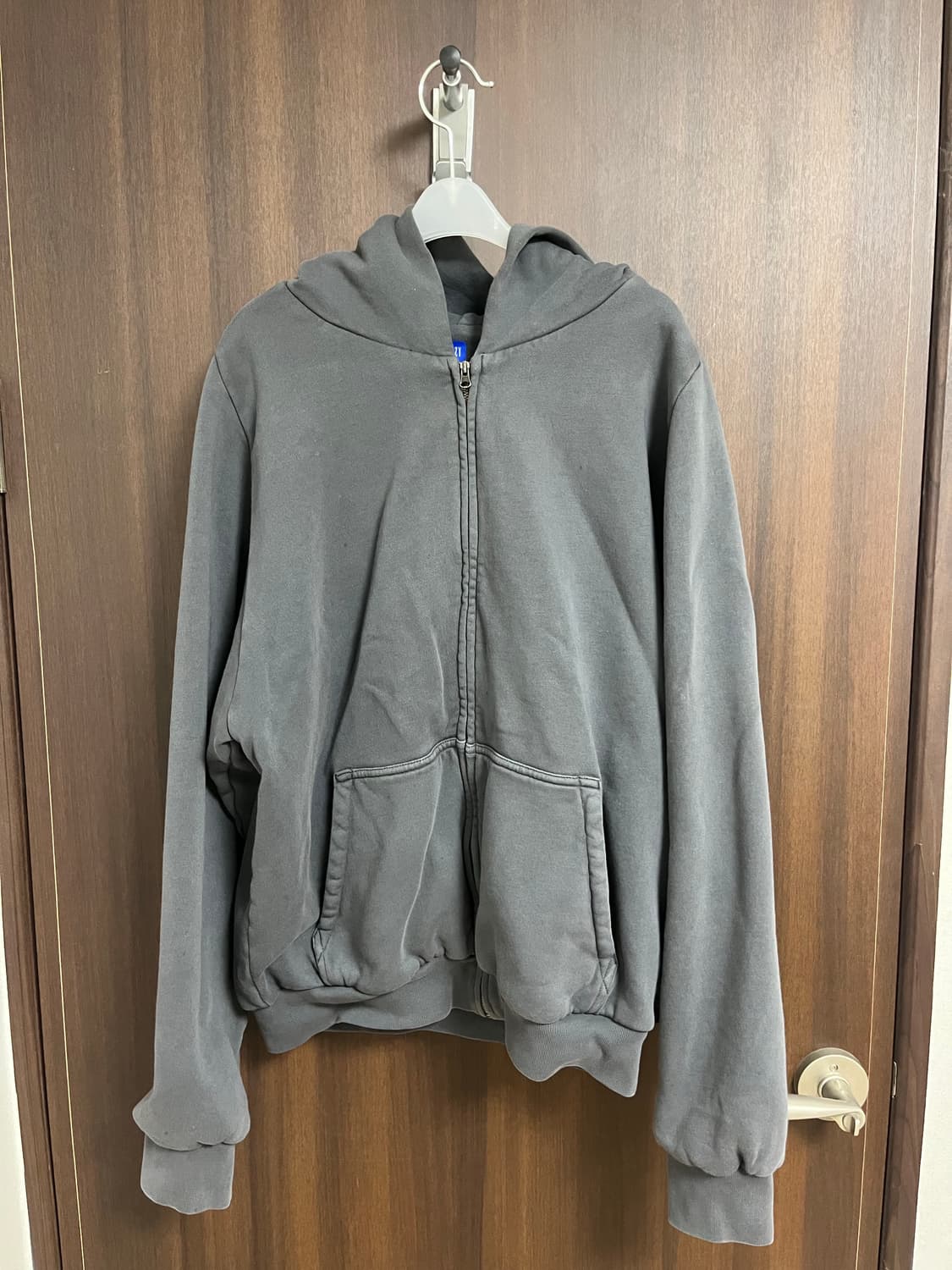 이지 후드집업 다크그레이 L 상품이미지2