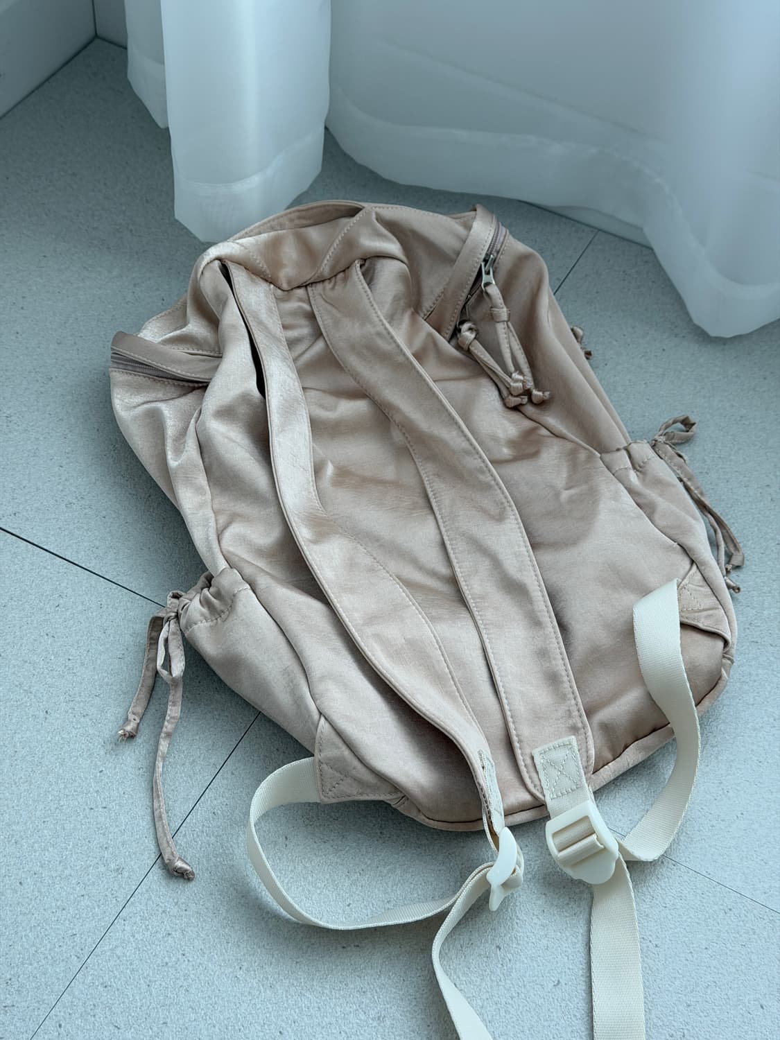 아우로 발레코어백팩_ 페일핑크(새틴) 상품이미지7