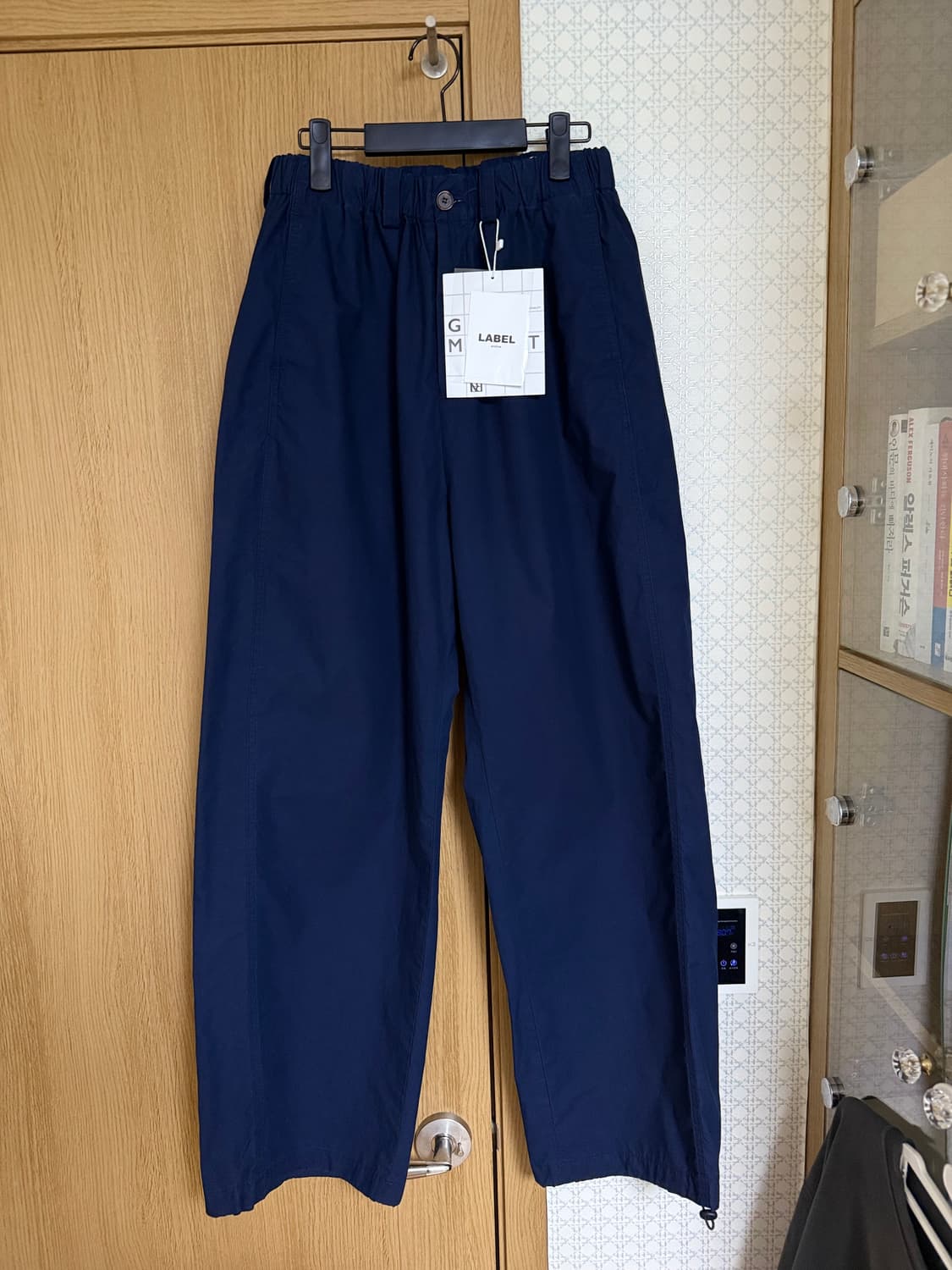 라벨아카이브 Sonnet ease-fit pants navy 3사이즈 새 상품이미지9