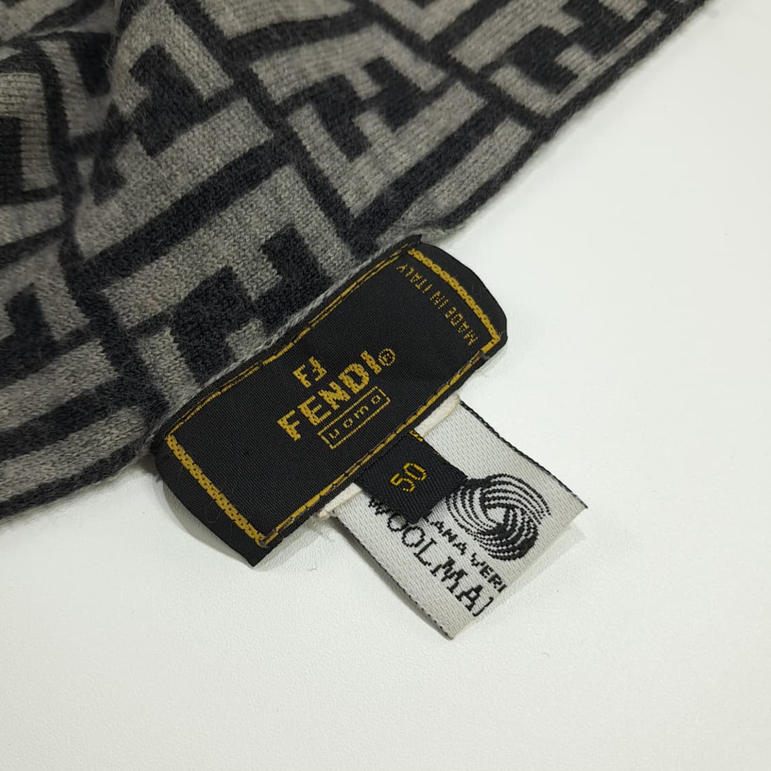 MX135 펜디 FF 로고 울 목도리 머플러 상품이미지4
