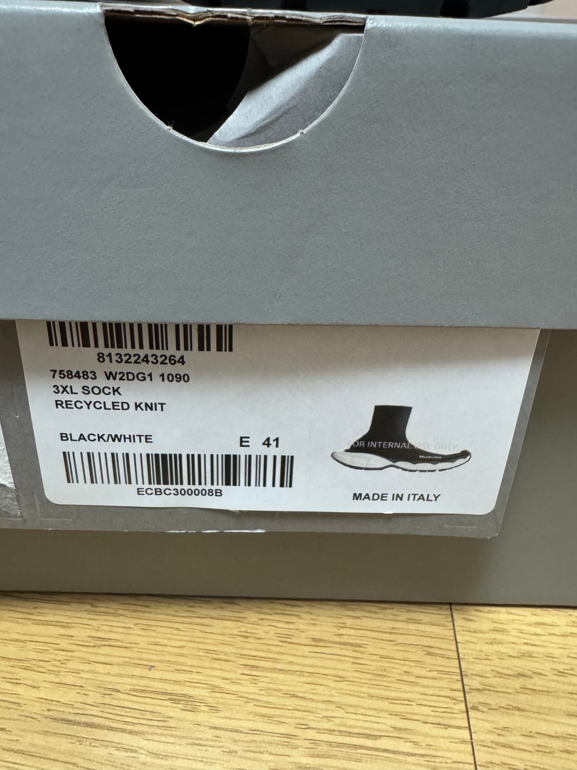 발렌시아가 3XL 스피드러너 블랙 상품이미지3