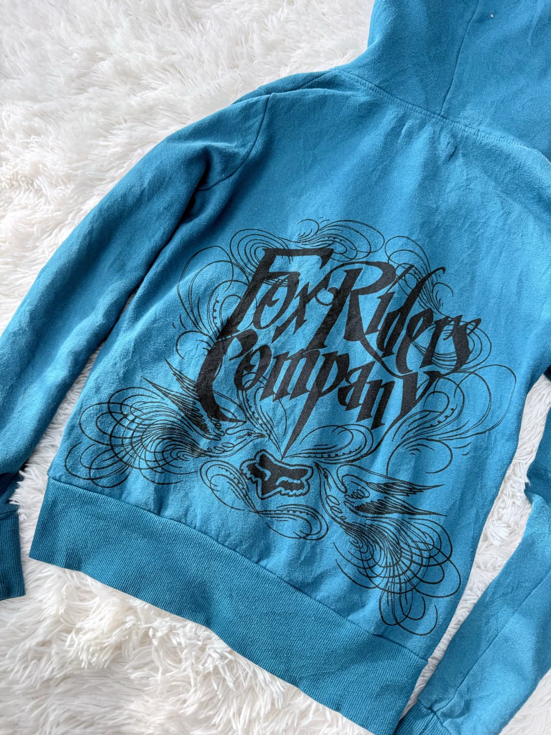 Y2K 틸 플리스 후드 점퍼 상품이미지5