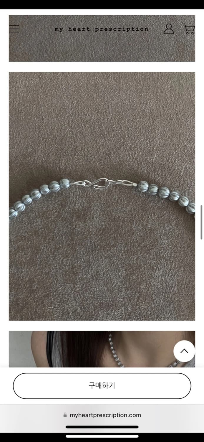 my heart prescription - pearl necklace 상품이미지6