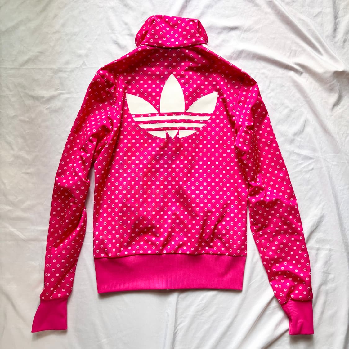 빈티지 핫핑크 도트 아디다스 져지 상품이미지3