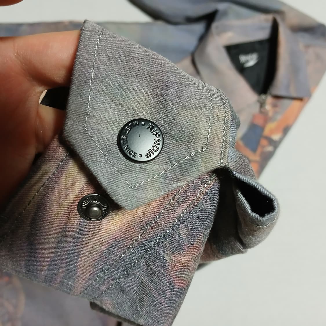 ripndip 립앤딥 욕하는 고양이 나폴레옹 코치자켓 상품이미지9