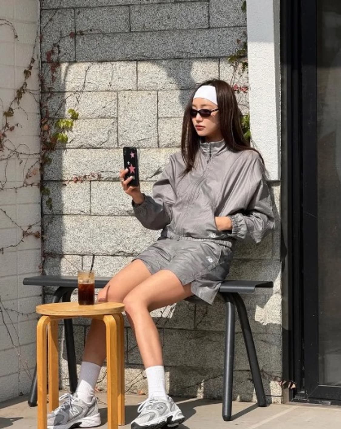 (새상품) 뉴발란스 신상 바람막이,반바지 셋업 (경량 우븐자켓/쇼츠) 상품이미지3