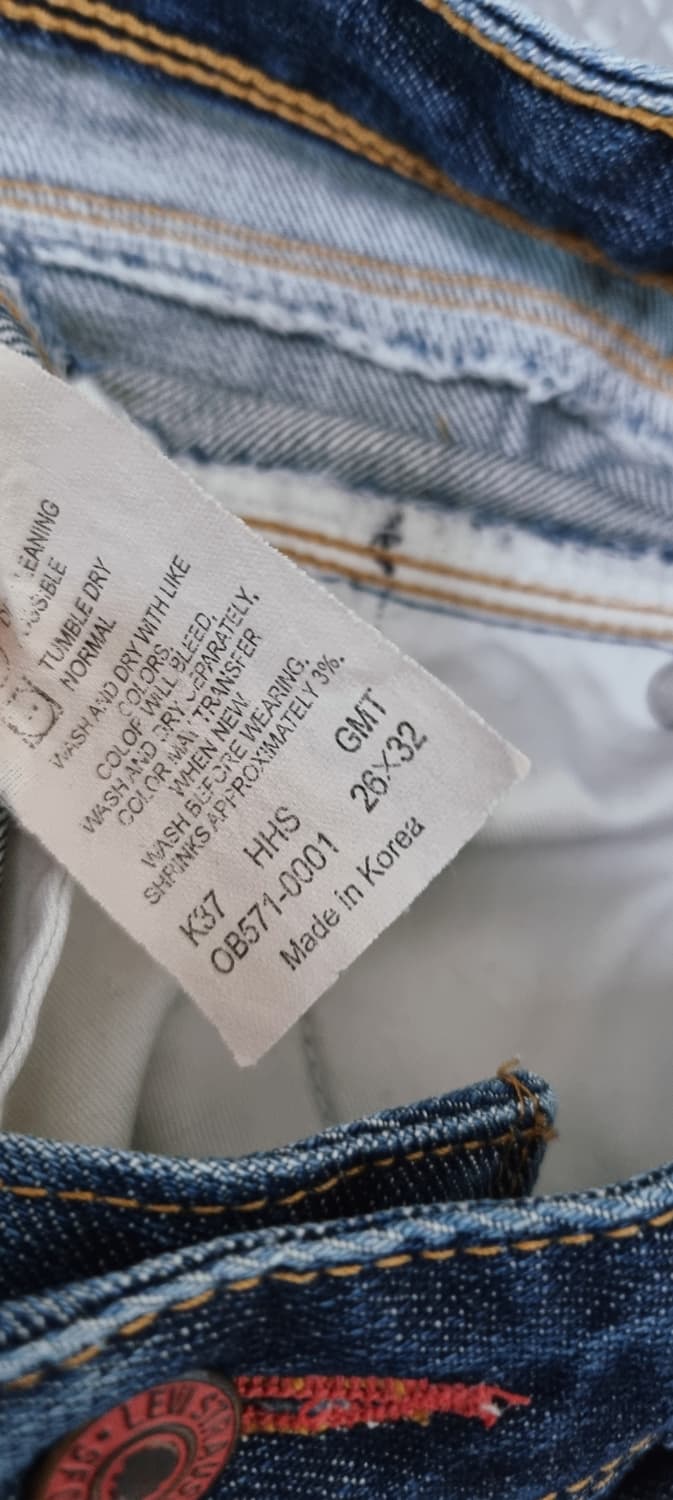 Levi's 리바이스 부츠컷 슬릿 청바지 상품이미지6